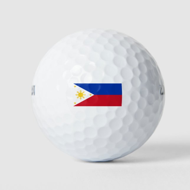 Philippines Flag Golf Balls (Front)