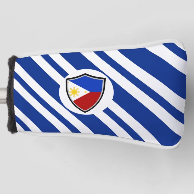Philippines flag golf head cover (Front)