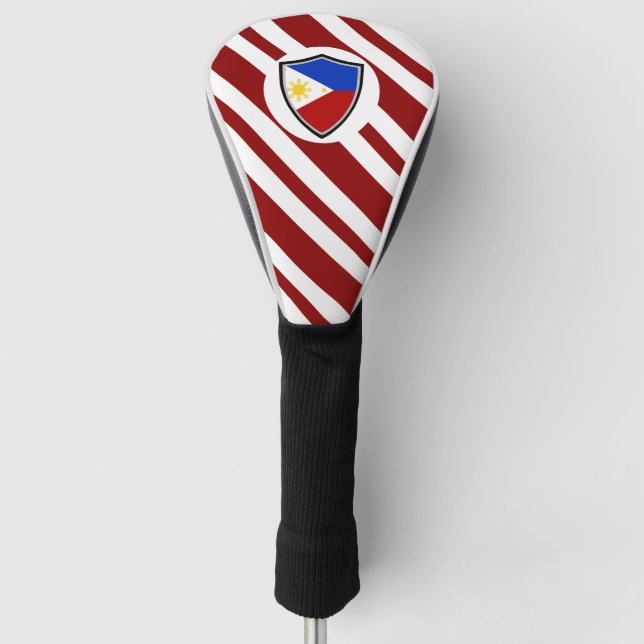 Philippines flag golf head cover (Front)