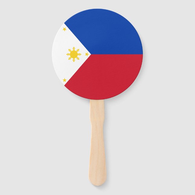 Philippines Flag Hand Fan (Back)