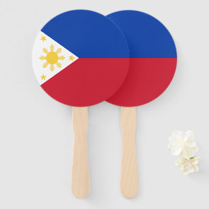 Philippines flag hand fan