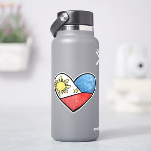 Philippines Flag Heart Art Filipino Pride Pinay   