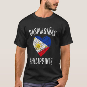 Philippines Flag Heart Dasmariñas City T-Shirt