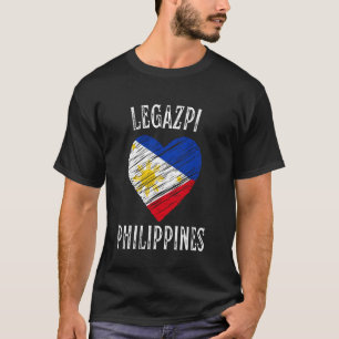 Philippines Flag Heart Legazpi City T-Shirt