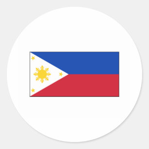 Philippines FLAG International Classic Round Sticker