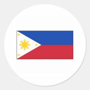 Philippines FLAG International Classic Round Sticker