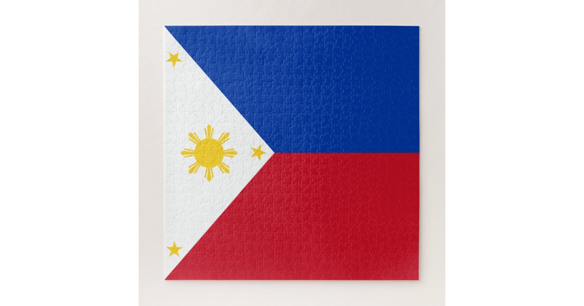 Philippines Flag Jigsaw Puzzle Zazzle.co.uk