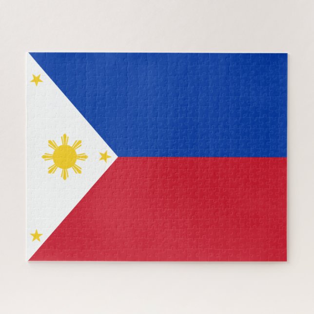 Philippines Flag Jigsaw Puzzle (Horizontal)