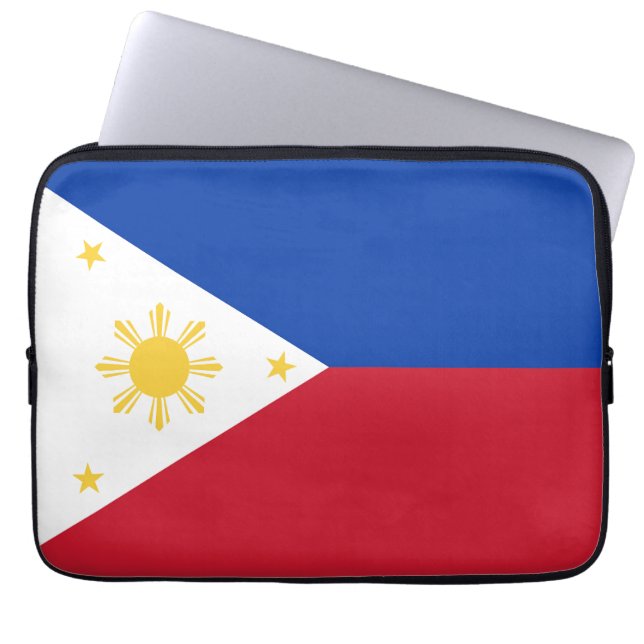 Philippines flag laptop sleeve (Front)