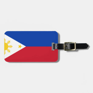 Philippines Flag Luggage Tag