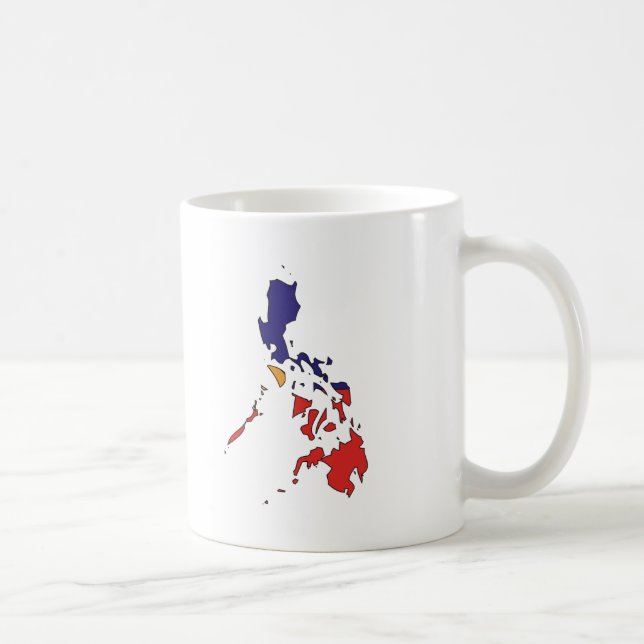 Philippines flag map coffee mug (Right)