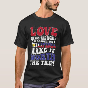 Philippines Flag Men & Women Cute Til Philipinos T-Shirt