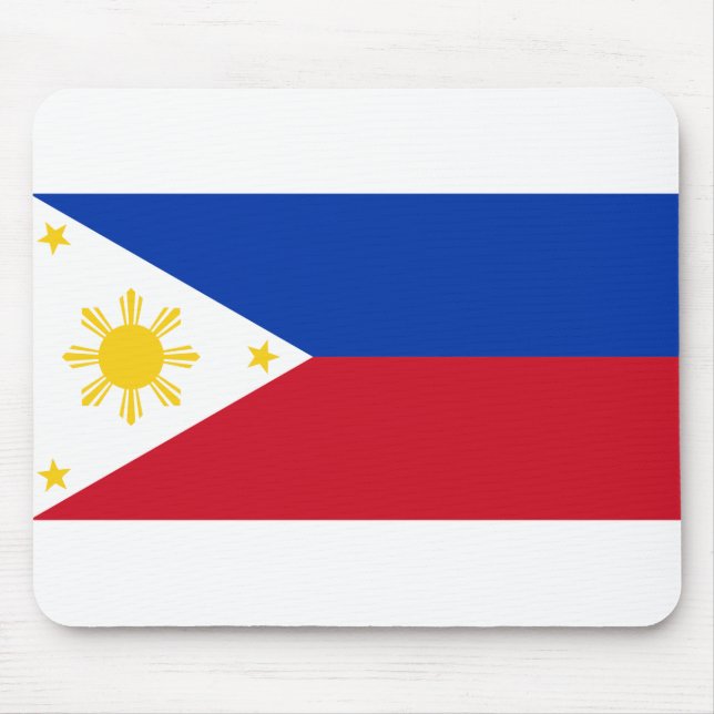 Philippines Flag Mouse Mat (Front)