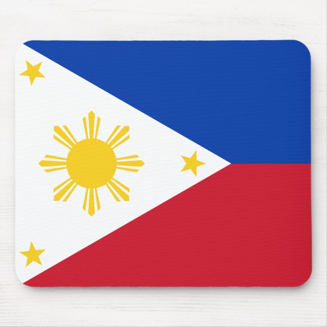 Philippines Flag Mouse Mat (Front)