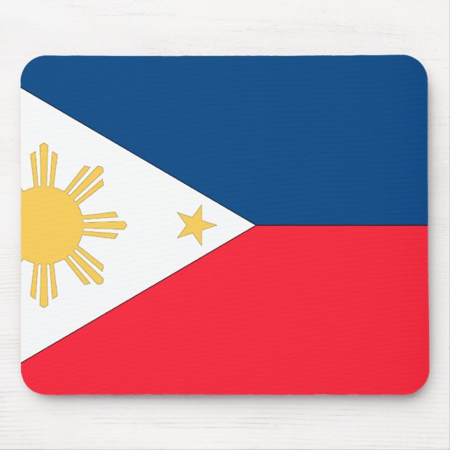 Philippines Flag Mouse Mat (Front)