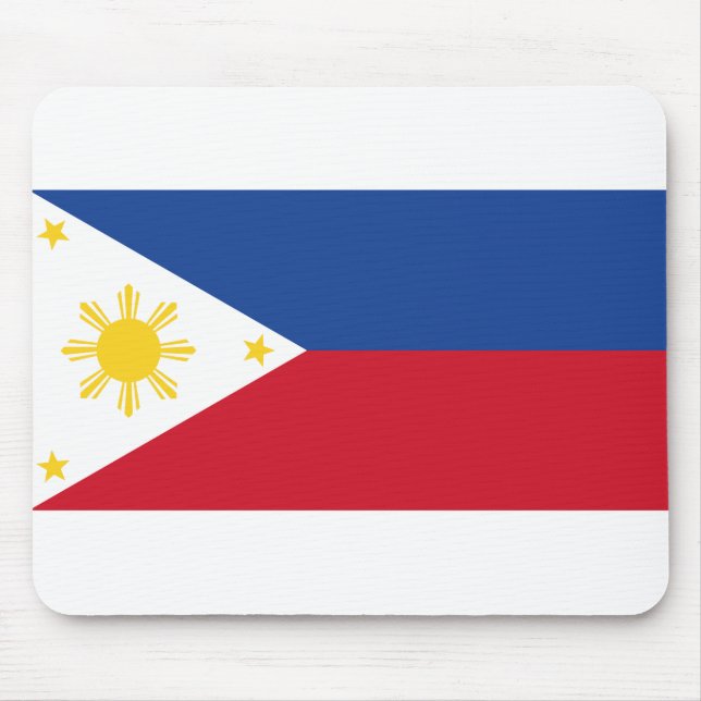 Philippines Flag Mouse Mat (Front)