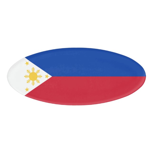 Philippines flag name tag (Front)