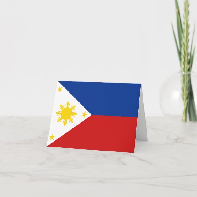 Philippines Flag Notecard (Front)