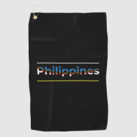 Philippines Flag - Patriotic Cutout Lettering