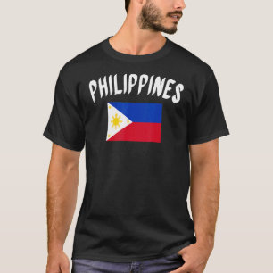Philippines Flag Pinoy Filipino Sun Flag T-Shirt