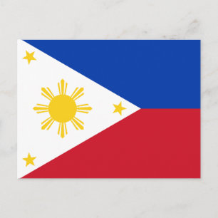 Philippines Flag Postcard