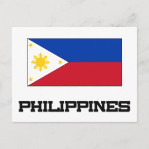 Philippines Flag Postcard