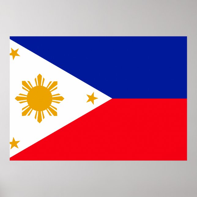 Philippines Flag Poster (Front)