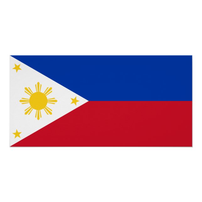 Philippines Flag Poster (Front)