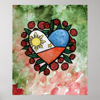 Philippines Flag Poster