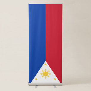 Philippines flag retractable banner