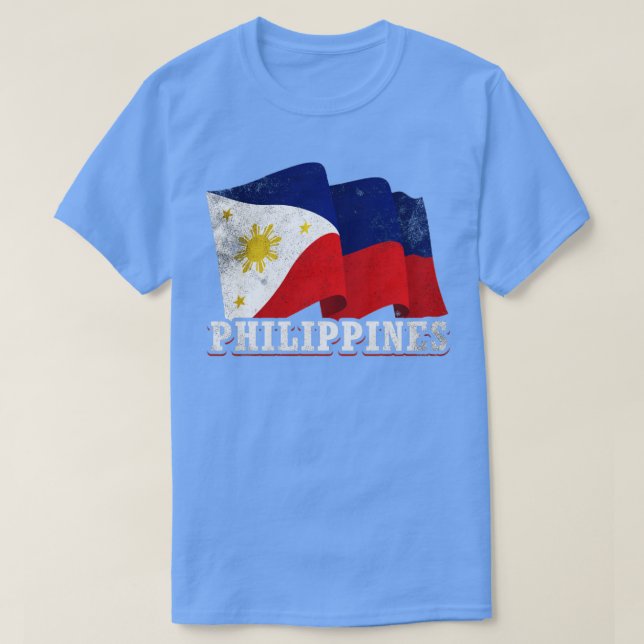 Philippines Flag T-Shirt (Design Front)