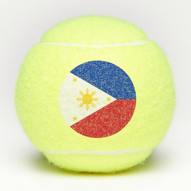 Philippines Flag Tennis Balls (Front)