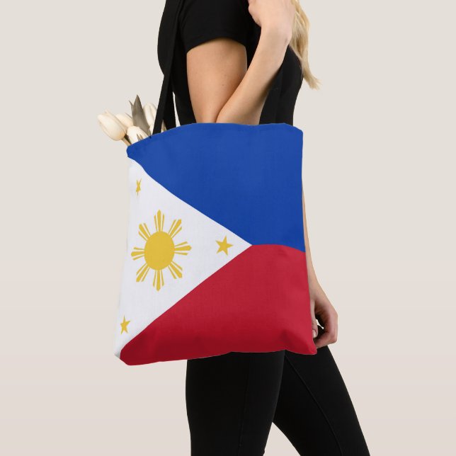 Philippines flag tote bag (Close Up)