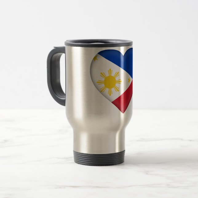 Philippines Flag Travel Mug (Front Left)