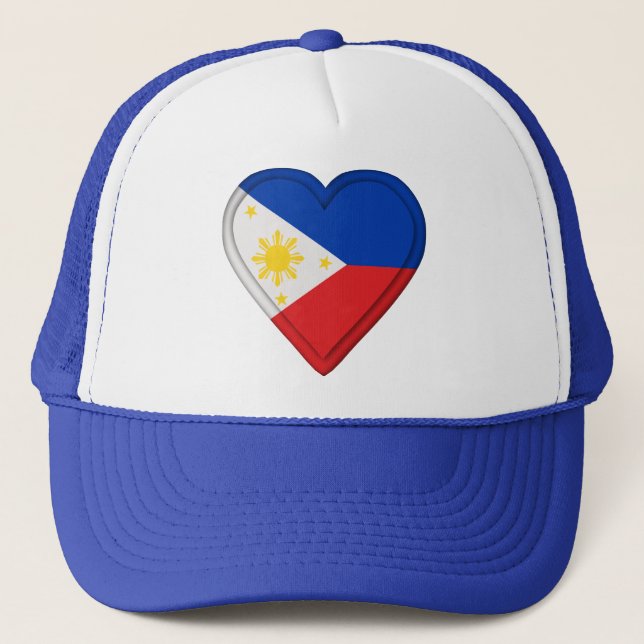 Philippines Flag Trucker Hat (Front)
