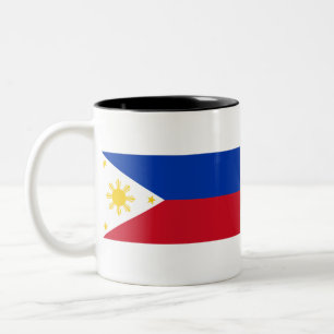 Philippines Flag Two-Tone Coffee Mug