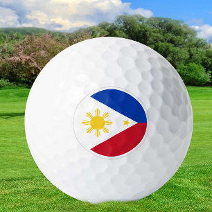 Philippines Golf Balls, Philippine Flag Patriots Golf Balls
