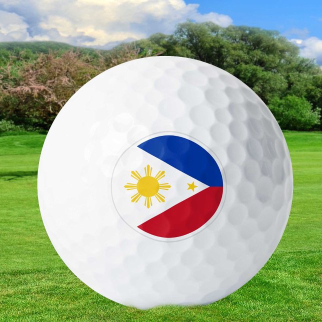 Philippines Golf Balls, Philippine Flag Patriots Golf Balls (Creator Uploaded)