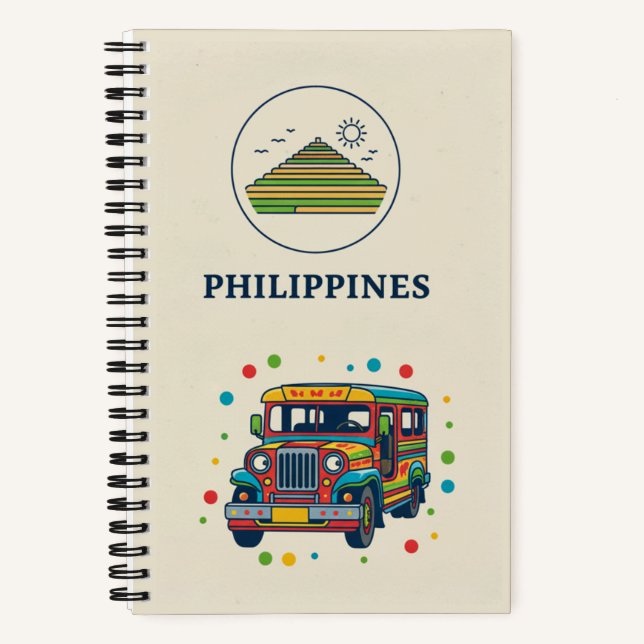 Philippines Heritage & Travel Photo Archive Notebook (Front)