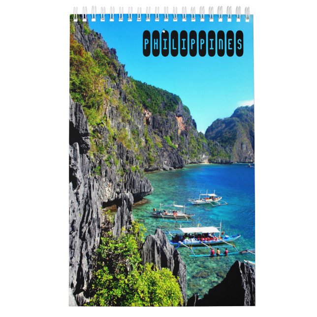 Philippines Island Travel Calendar (Cover)
