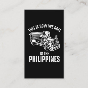 Philippines Jeepney - Filipino Fun Business Card