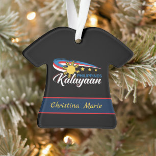 Philippines Kalayaan Independence Holiday Ornament