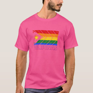 Philippines LGBTQ Filipino Filipina Gay Lesbian Ga T-Shirt