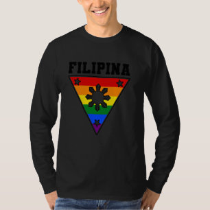 Philippines LGBTQ Filipino Girl Filipina Gay Lesbi T-Shirt