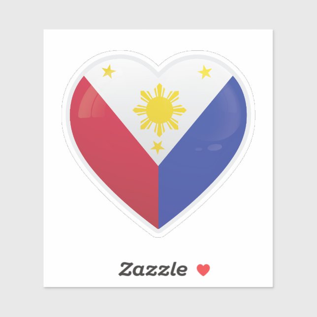 Philippines Love Icon Sticker (Sheet)
