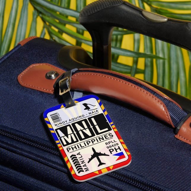Philippines Manila Luggage Tag (Front Insitu 1)