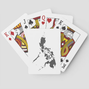 Philippines Map Design Playing Cards