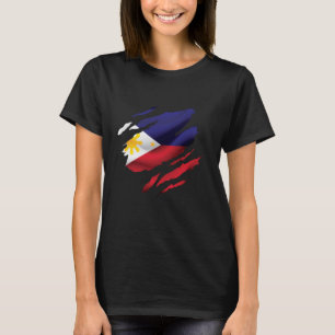 Philippines Map Flag Love Pinoy Filipino Pride Kid T-Shirt