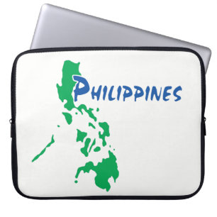 Philippines Map Laptop Sleeve
