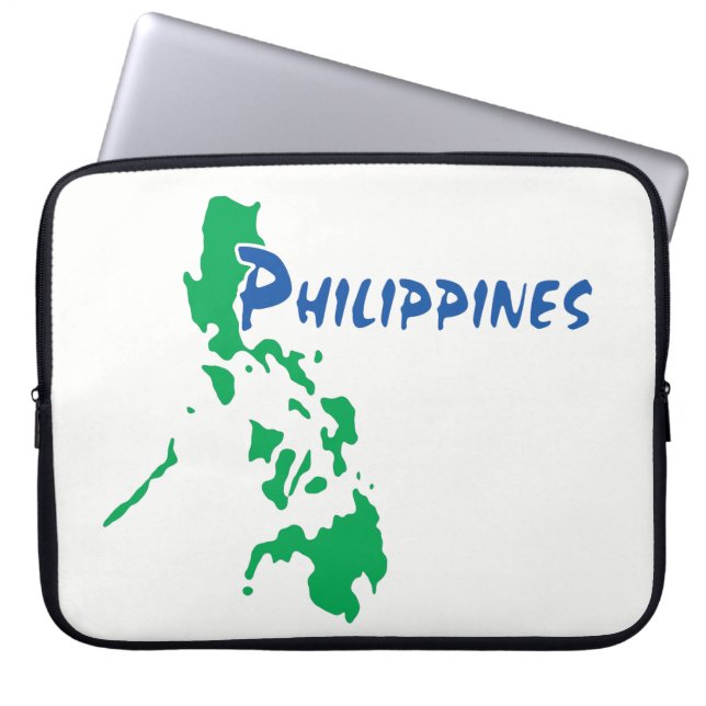 Philippines Map Laptop Sleeve (Front)